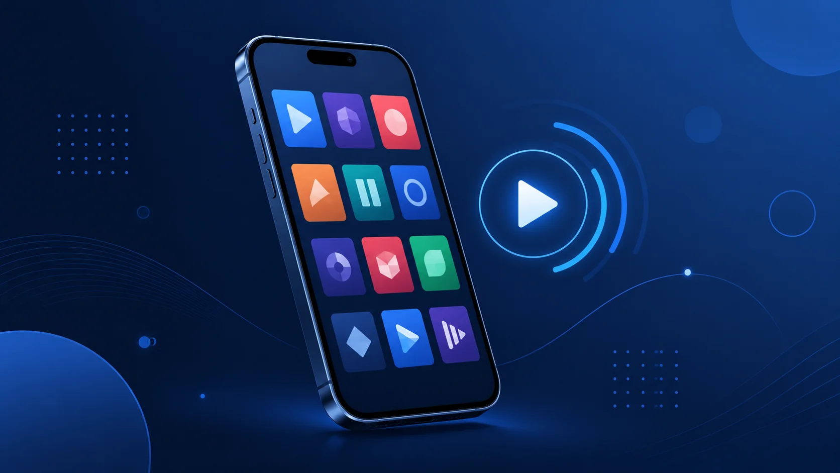 Tu Latino TV en iPhone: reproductor de IPTV mostrado en pantalla